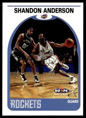 1999-00 Hoops Decade Shandon Anderson Houston Rockets #127