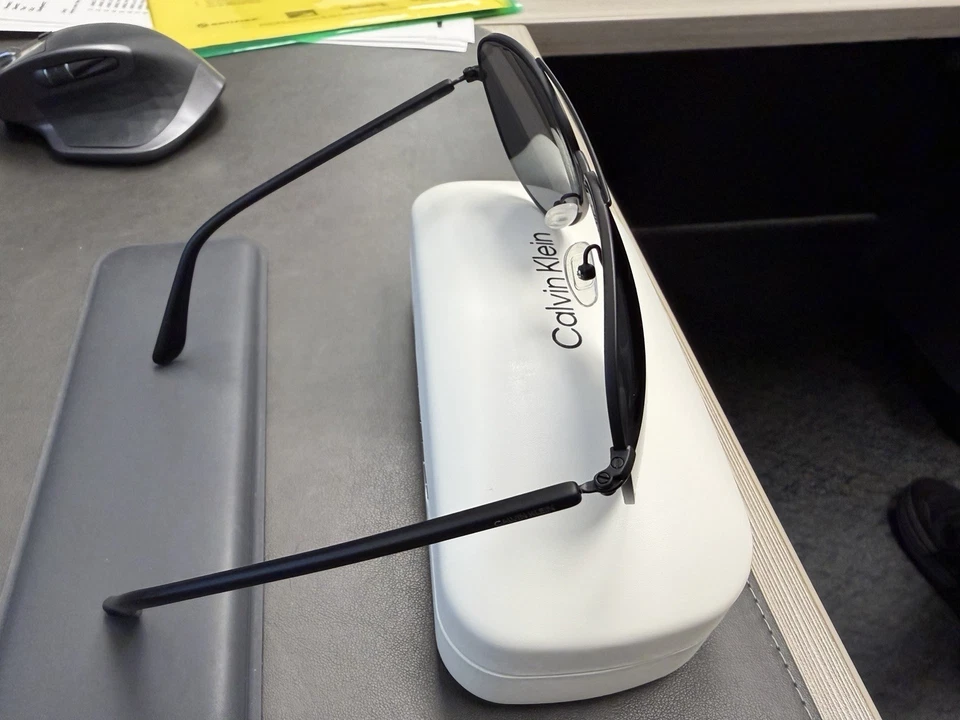 Gafas de sol para hombre Calvin Klein Aviator negro mate/gris 60 mm CK19314S 001 60 Foto 4 de 4