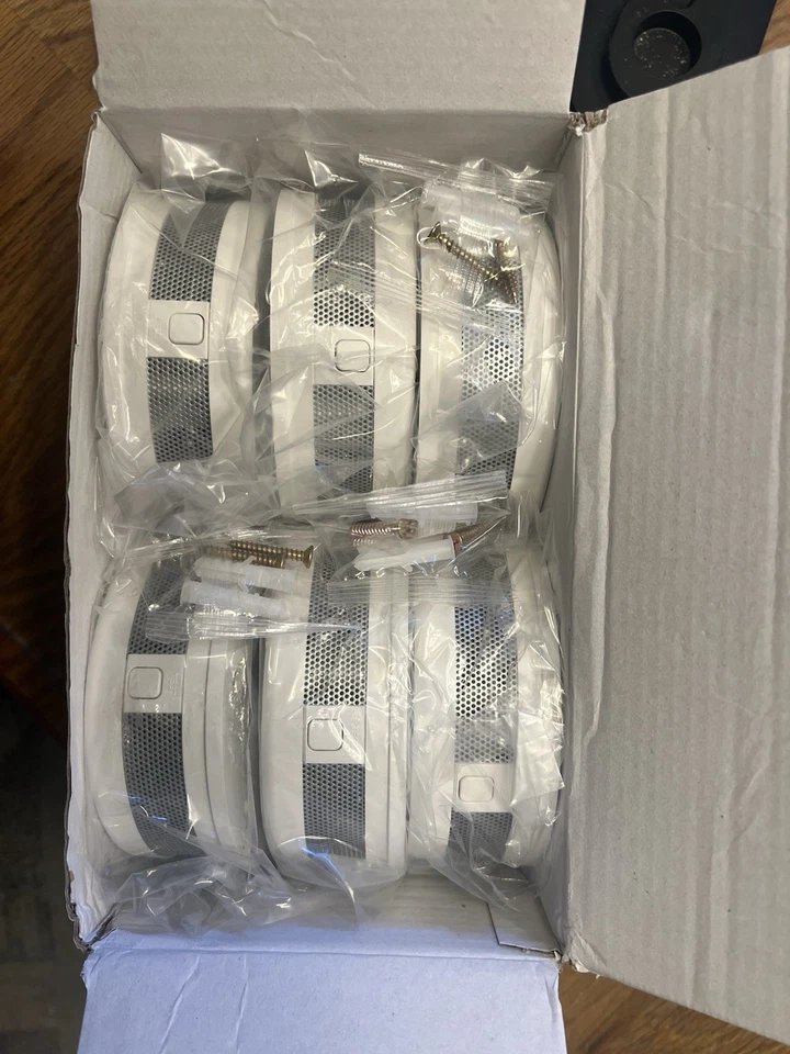 Pack de 6 alarmas de humo y monóxido de carbono (marca Yfwsrecinoe) Foto 2 de 4