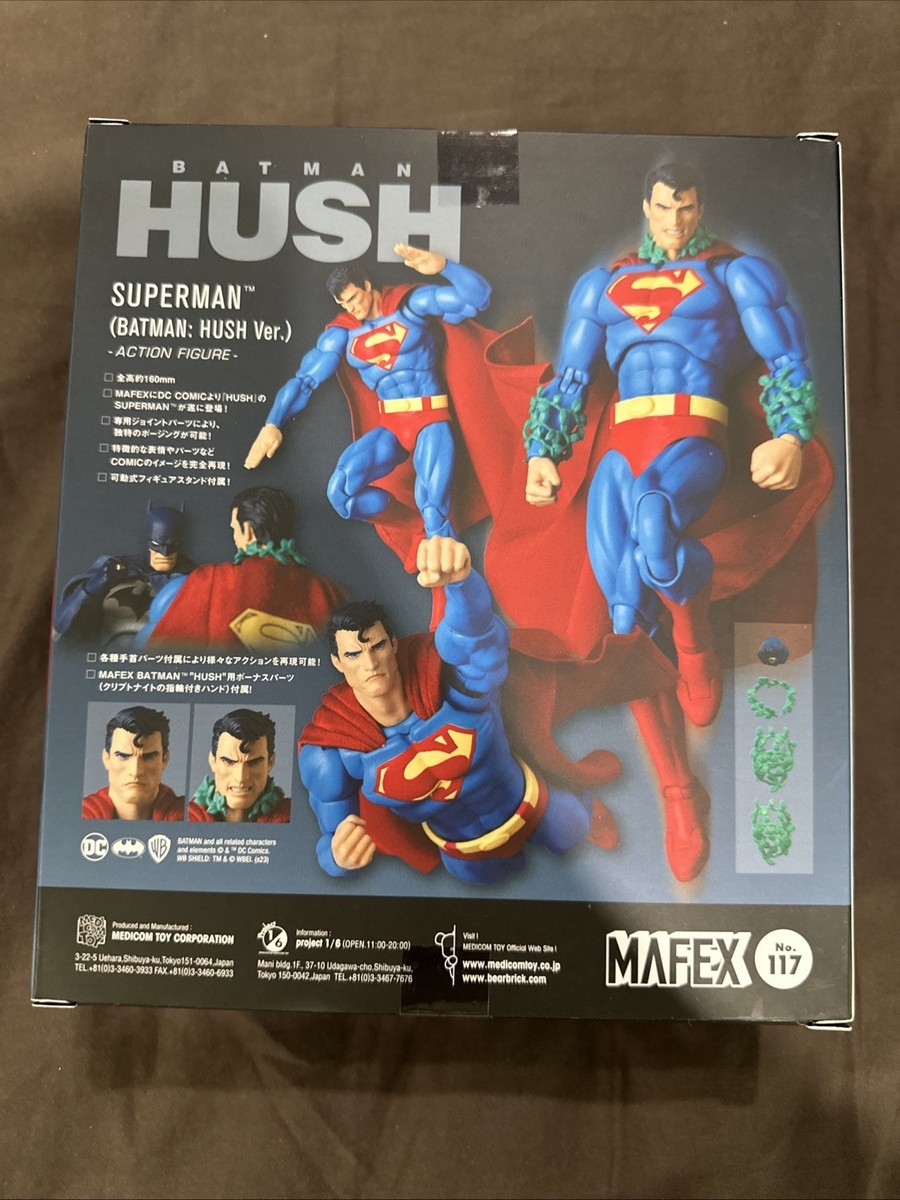 希少！ MAFEX スーパーマン BATMAN HUSH Medicom Toy Batman: Hush Superman MAFEX Action Figure for