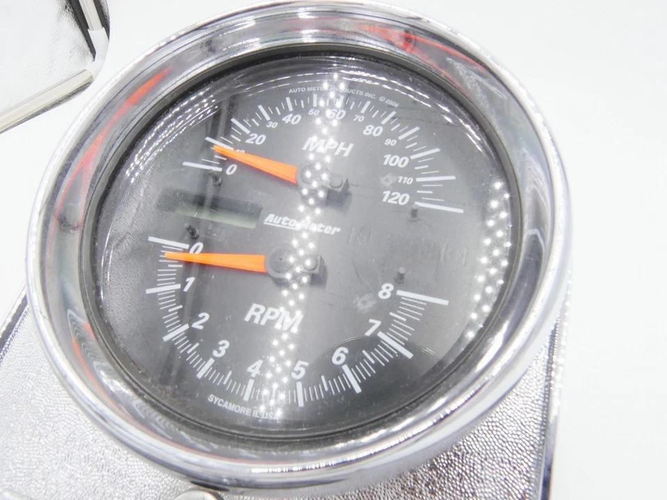 100% Trabajo Doble 7005 km Harley 00-06 Softail Velocímetro Instrumen Gauge Dash Key Foto 2 de 4