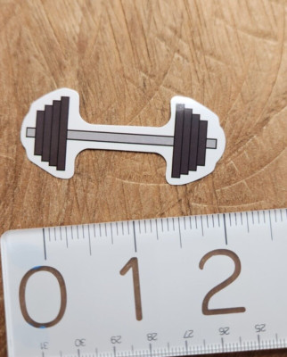  ️Fitness Sticker Weight lifting Sticker Gym Exercise CrossFit Body Building ️