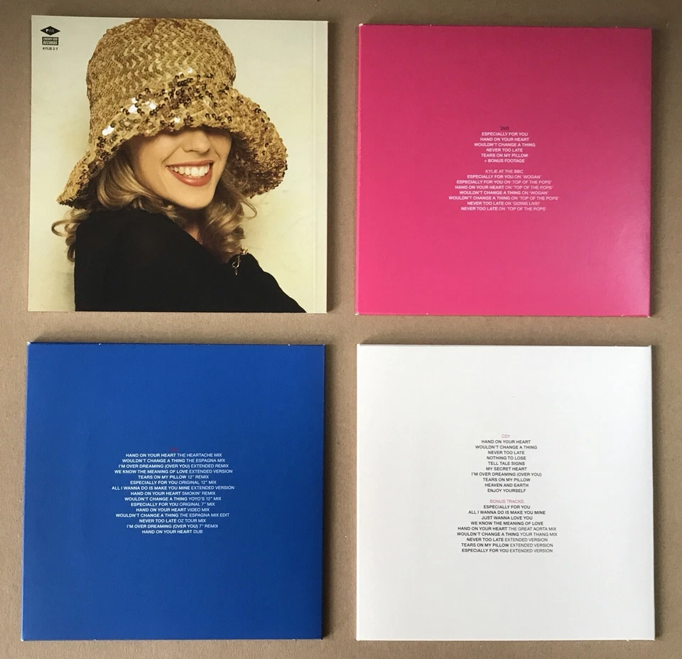 Kylie Minogue Enjoy Yourself Deluxe Ltd Edition 2x Cd + Dvd Box Set 2015 V Rare Foto 4 de 4