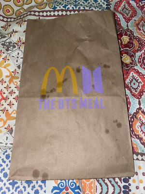 BTS Mcdonald’s Meal Bag | eBay