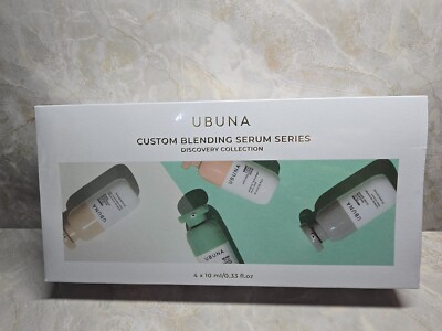 Ubuna Custom Blending Serum Series Japanese Skin Care Discovery Coll 4 Ct Sealed