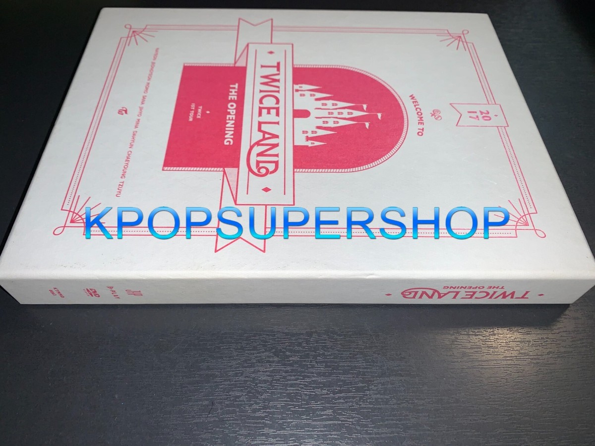 Twice Twiceland The Opening Concert 1st Tour 2017 DVD Rare OOP