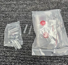 (QTY 4) Miss Ana SUN1301BAGC 600 piece 2XL Coffin C Curve Size 0-9 Nail Tips