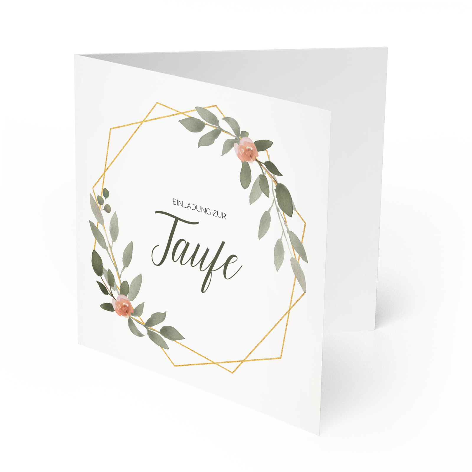 Taufkarten Taufeinladungen Einladungskarten Taufe Einladung Karte - Gold