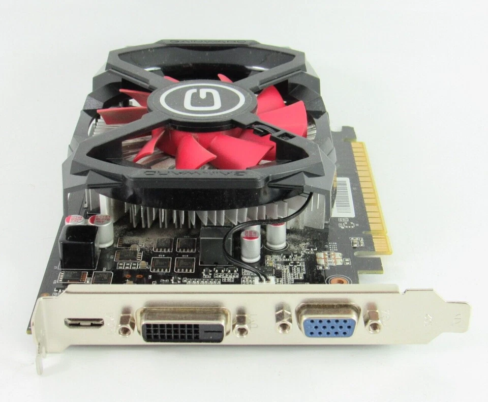 GAINWARD GEFORCE GTX650 1GB DDR5 GRAPHICS CARD NE5X65001301-1071F HDMI DVI VGA - Image 2 of 3
