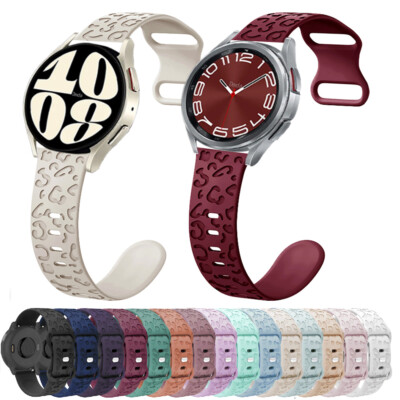 20 22mm Sports Silicone Strap Band for Samsung Galaxy Watch 6 5 4 3 40mm 44 46mm