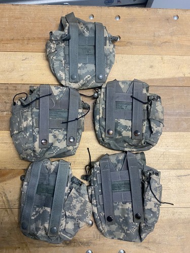 Lot Of (5) ACU UCP 1 Quart Canteen General Purpose GP Pouch - 第 2/4 張圖片
