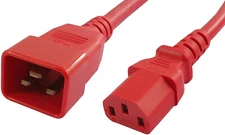 Lynn Electronics C13C2015ARD-4F 15-Amp/250-volt 4-Feet Power Cord IEC 60320 C13 