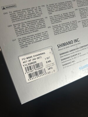 NEW Shimano XTR FC-M985 44T-AF Chainring 2x10s NEW | eBay