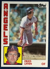 1984 TOPPS #680 FRED LYNN (CALIFORNIA ANGELS) BASEBALL CARD