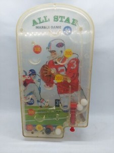 Nice, Vintage Wolverine NFL All Star Marble Game, Portable Pin Ball Game.