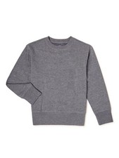 Athletic Works Boys Long Sleeve Fleece Sweat Shirt X-LARGE HUSKY Gray