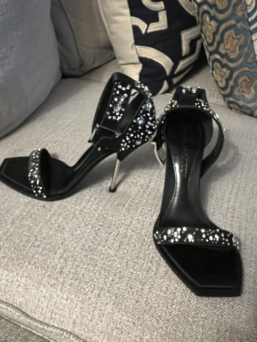 サンダル・ミュール ALEXANDER MCQUEEN Punk sandals Black Punk Sandals - Alexander Mcqueen - Leather - Black/Silver