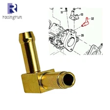 Carburetor Fuel Inlet Fitting Fuel Inlet For Keihin CVK34 CV40 CVK44 Harley New