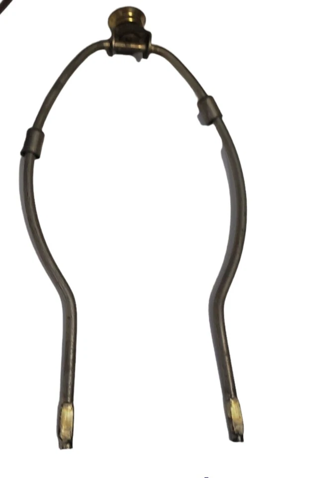 Lámpara Stiffel Candelabro Lámpara de Mesa Latón 3 Vías Metal De Colección Usada Sin Pantalla EE. UU. Foto 4 de 4