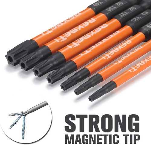 Magnetic 12-Piece Torx Drill Bit Set for 1/4 Inch Hex Power Tool Compatibility - Picture 7 of 10