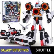 Robot V Galaxy Detectives Shuttle Transforming Spacecraft Space Robot Kids Toy