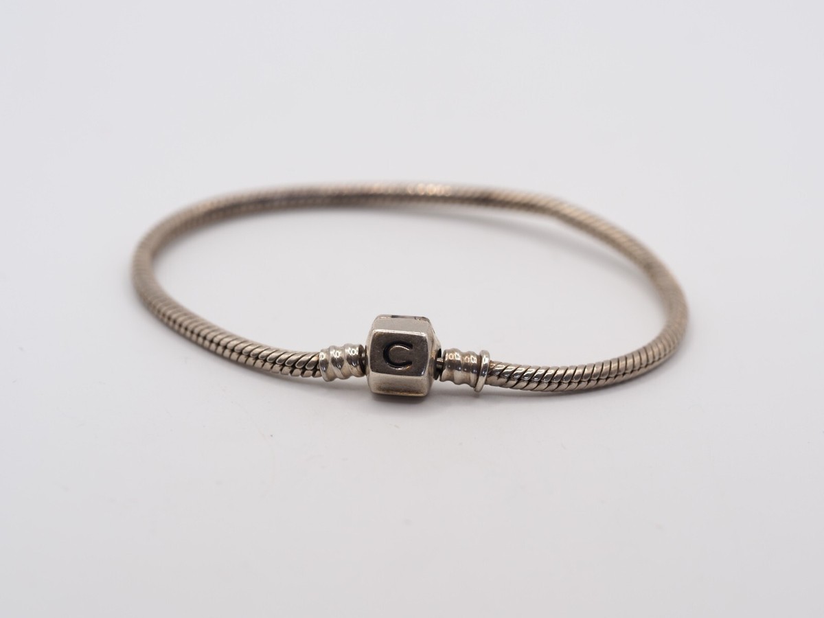 Sterling Silver Chamilia Charm Bracelet 19cm, B110 UK