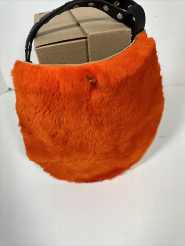 Rebellion By Stephanie Wheat Leather And Fur Wristlet Purse - Picture 2 of 6