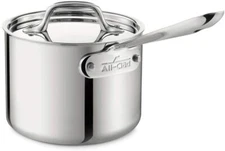 All-Clad 4202 Tri-Ply Stainless-Steel 2-qt Sauce Pan with Lid  (Scratch/Dent)