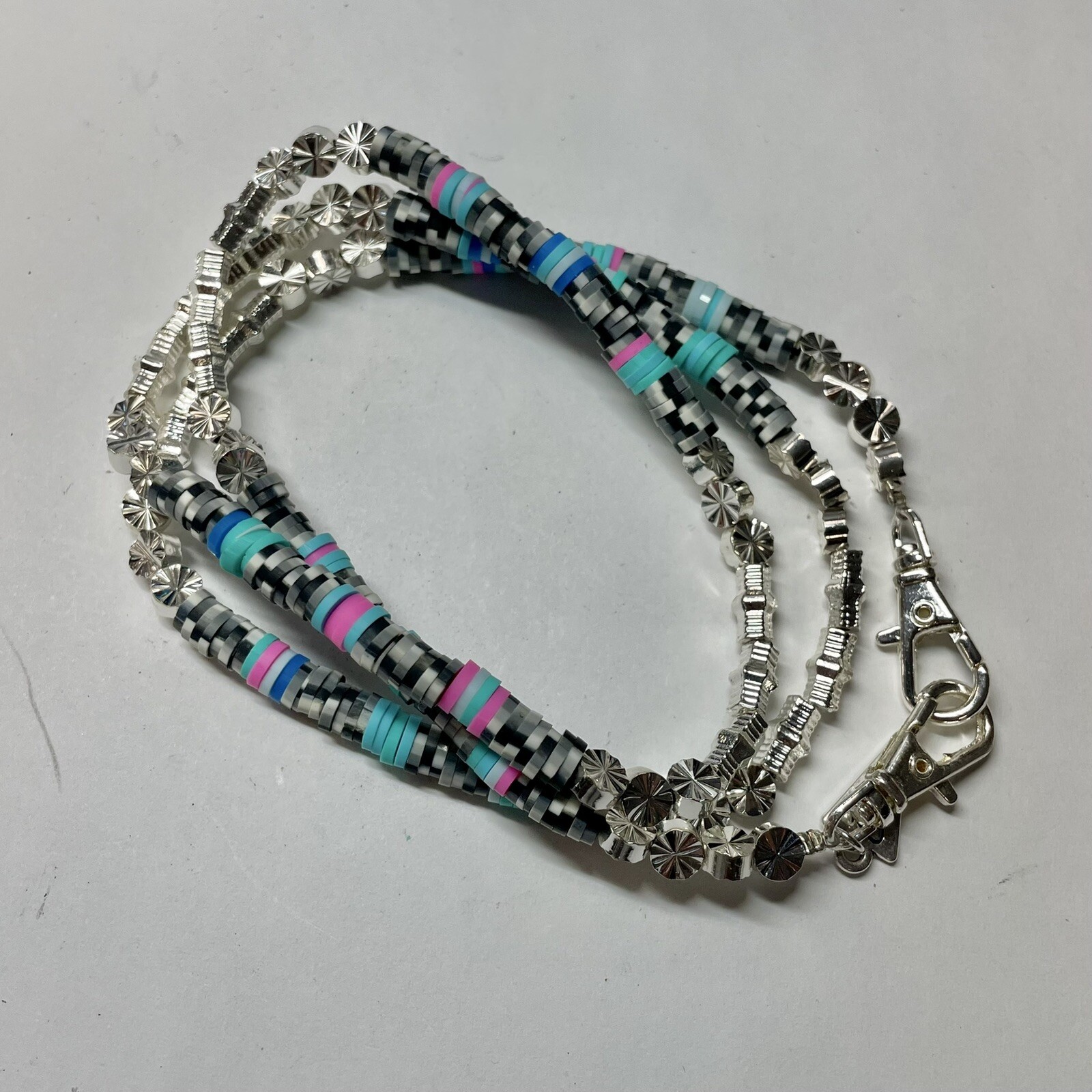 erimish bracelets multi colored wrap signed vinta… - image 1