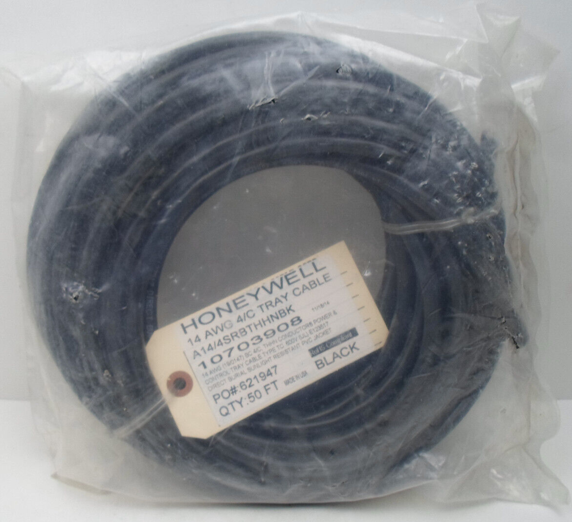 Honeywell Genesis 10703908 14/4 Mini-Split Cable Coil, 1070 Wire