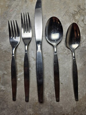 Frostfire by Oneida Community Stainless Flatware Smart Choice Knife Forks  Spoons