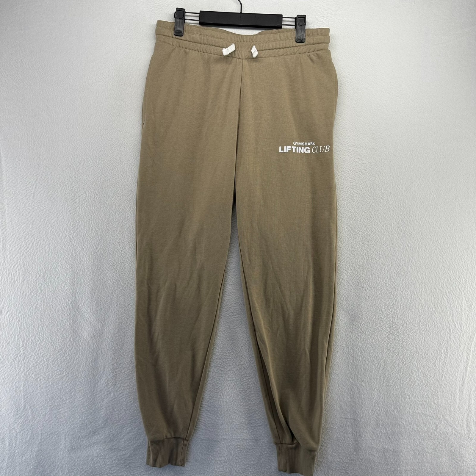 Gymshark Womens Medium Brown GSLC Lifting Club Cuffed Joggers with Pocket-image