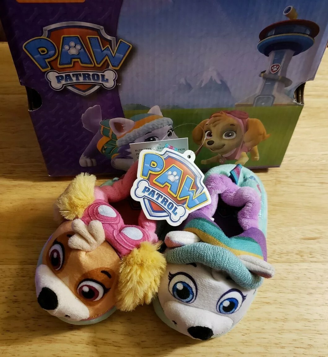 Indoor Slippers Paw Patrol Size Slippers For Toddlers NWT* PAW