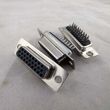 10x D-SUB DB26 26Pin Female Socket Solder Type Straight Adapter Connector 3 Rows