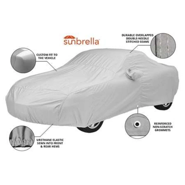 COVERCRAFT Sunbrella® TAN CAR COVER fits 2007 to 2015 Mini Cooper Convertible - Image 2 of 4