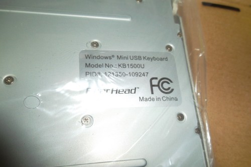 Gear Head KB1500U Mini USB Keyboard 89-Keys Design Quiet key Type Compact NEW - Picture 8 of 8
