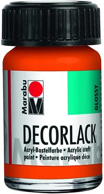 Marabu Acryllack ''Decorlack'' orange 15 ml im Glas