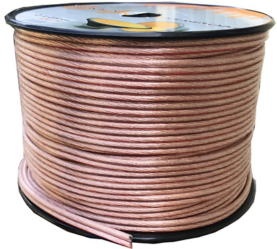 50m 2x 1,5mm² AUDIO LAUTSPRECHER KABEL BOXKABEL BOXENKABEL MUSIC CABLE