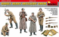 Sowjetische Schwere Artillerie Besatzung Diorama Figuren 1:35 Modell Miniart