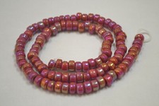 100 PCS RED PONY CROW GLASS BEADING BEADS BD-814M