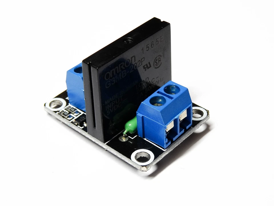 5V 1 Kanal SSR G3MB-202P Solid State Relais Modul Board 240V 2A für Arduino - Bild 2 von 4