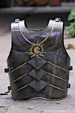 Medieval Knight Armor Muscle Cuirass Warrior Breastplate Cosplay Costume Armor
