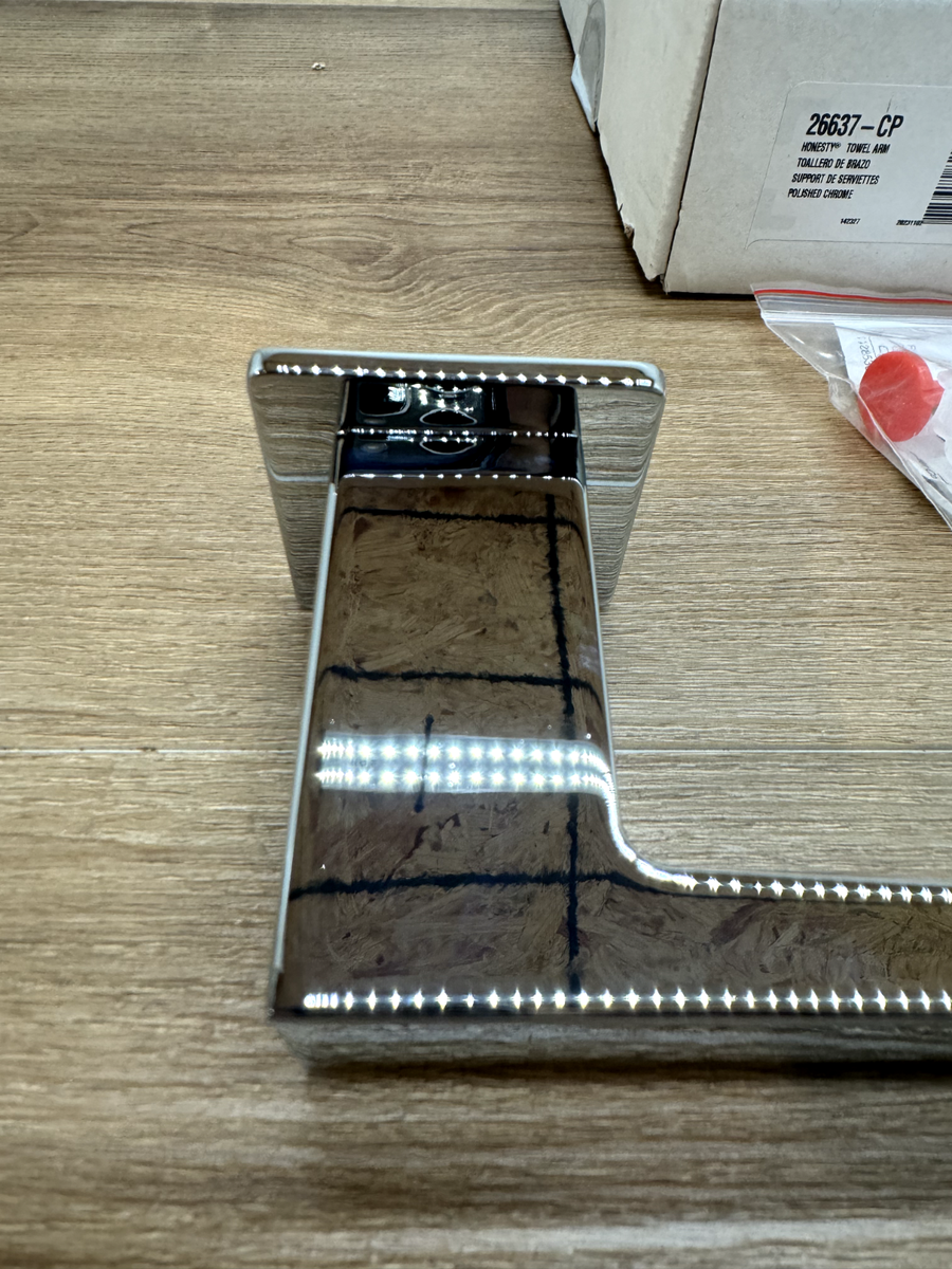 Honesty Towel Arm – Modern European Style Bathroom Towel Holder - View #3