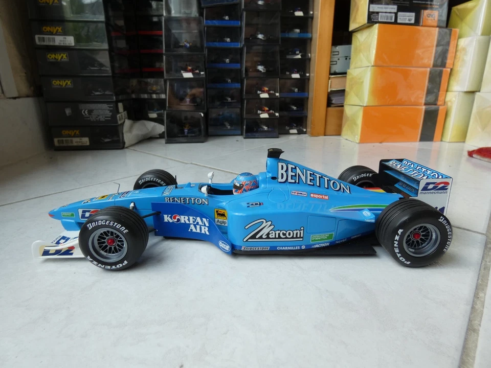 Benetton Renault Showcar 2001 Jenson Button #11 1/18 Minichamps F1 Formula 1 - Immagine 3 di 4