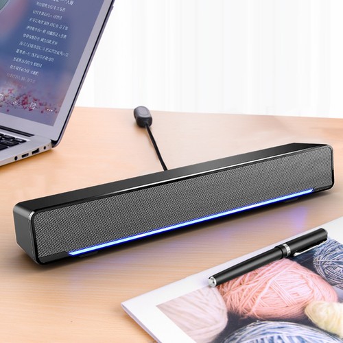 V-196 USB-Lautsprecher Mit Kabel Bass-Stereo-Subwoofer FüR PC-Laptop Y8G4 - Bild 5 von 12