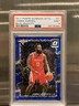 PSA 9 JAMES HARDEN 2017 Donruss Optic Blue Velocity {New Flawless Slab} Rockets