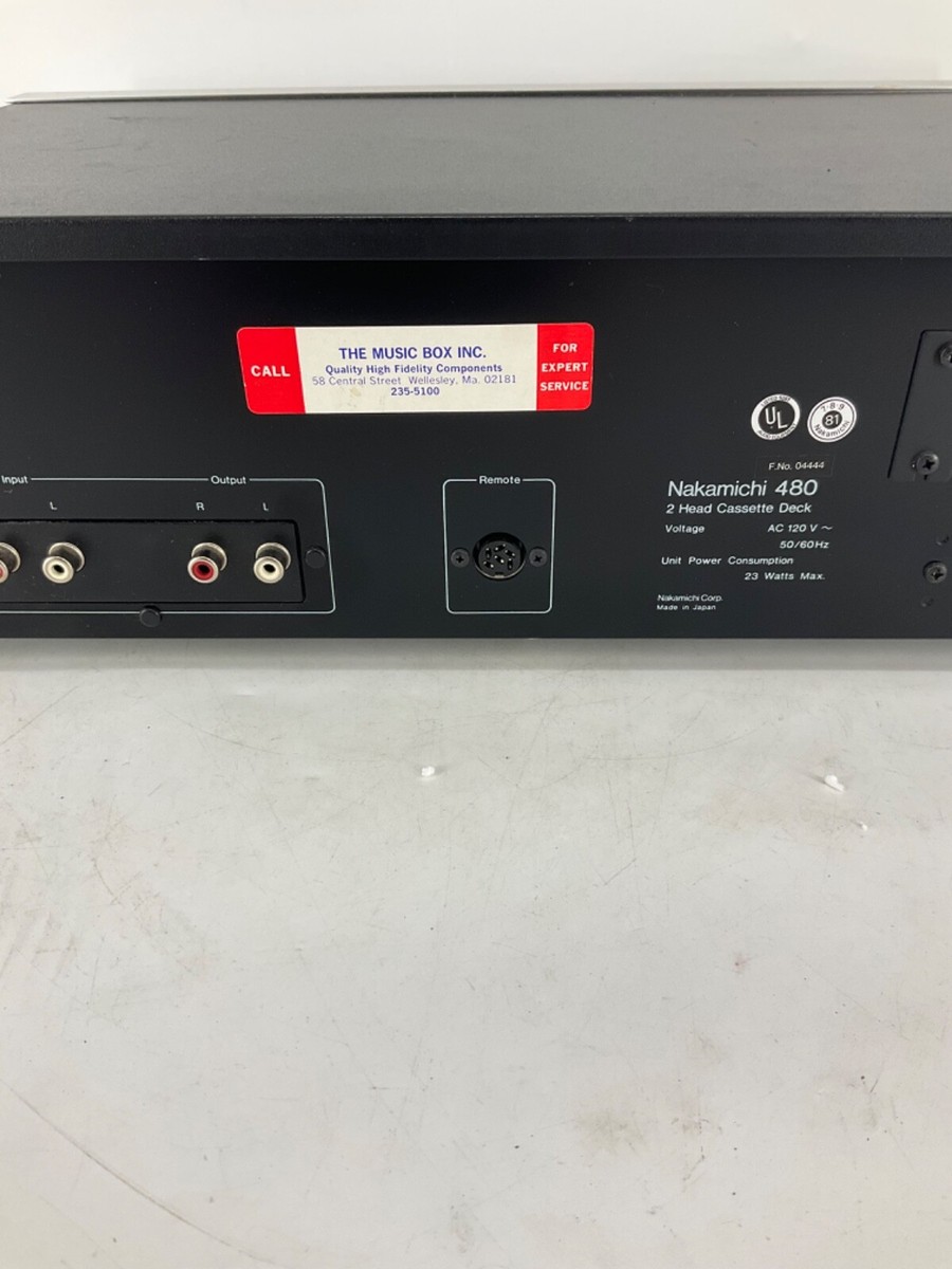 Nakamichi 480 2 Head Cassette Deck *Powers On* | eBay