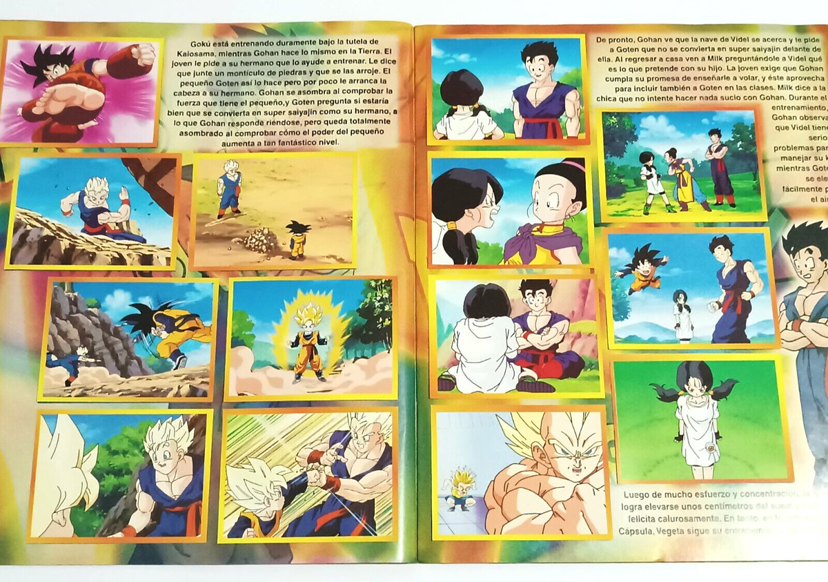 DRAGON BALL Z 5 Album Complete 100% PERU 1999 Navarrete Majin Buu Saga