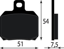 Rear Brake Pads For Aprilia RS 660 2020 2021 2022 2023 2024 2025