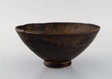 Eli Keller (b. 1942), Sweden. Unique bowl in glazed stoneware. Japanese style